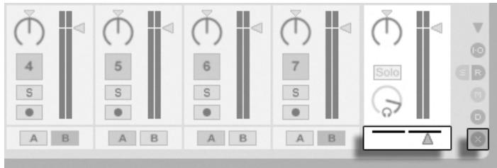 ABLETON LIVE 7 - Utilisation du crossfader de live - 1