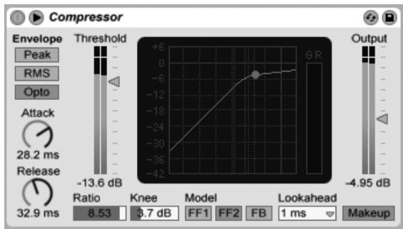 ABLETON LIVE 7 - Compressor - 1