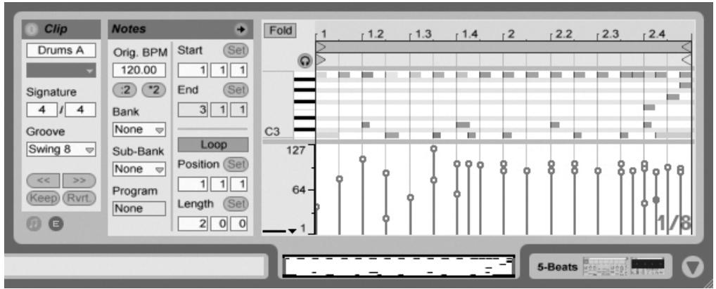 ABLETON LIVE 7 - L'éditeur MIDI - 1