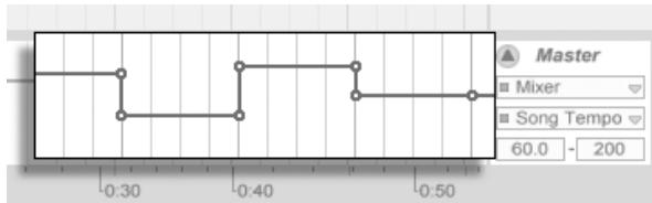 ABLETON LIVE 7 LE - Editing the Tempo Automation - 1