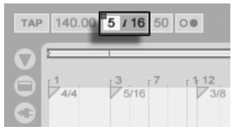ABLETON LIVE 7 LE - Time Signature Changes - 2