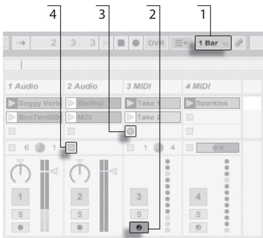 ABLETON LIVE 7 LE - Recording Into Session Slots - 1