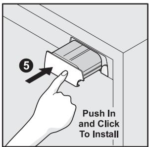 FRIGIDAIRE GPSZ28V9CS4 - To replace the water filter: - 2