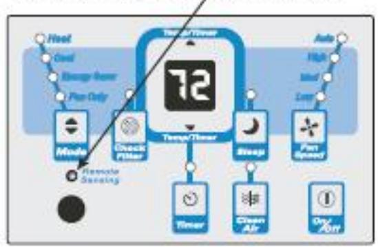 FRIGIDAIRE FAS25ER2AB - REMOTE SENSING FEATURE (on some models) : - 2