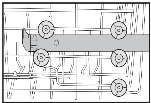FRIGIDAIRE FGHD2455LF - Adjustable Upper Rack (available on select models) - 2