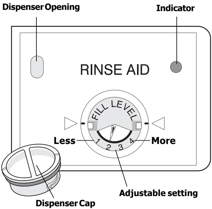 FRIGIDAIRE FGHD2491LB - Rinse Aid - 1