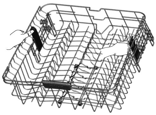 FRIGIDAIRE FGHD2491LB - Adjustable Upper Rack (available on select models) - 1