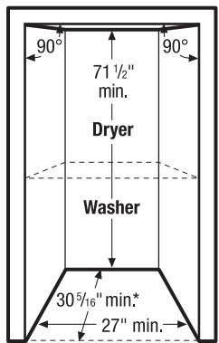 FRIGIDAIRE FAFW4011L - Side-by-Side Units in Under-Counter Installation - 1
