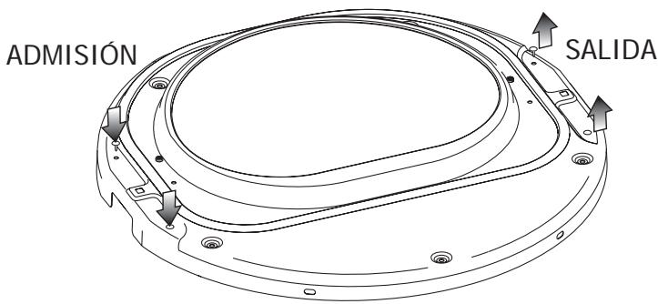 FRIGIDAIRE FAQG7001L - Inversión de la bisagra - 5