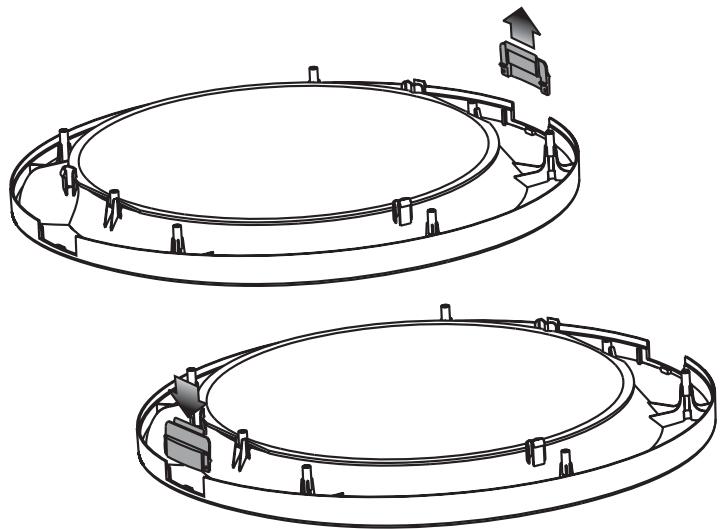 FRIGIDAIRE FAQG7001L - Reversing the hinge - 7