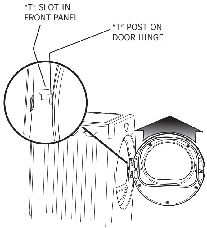 FRIGIDAIRE FAQG7001L - Removing the door - 2