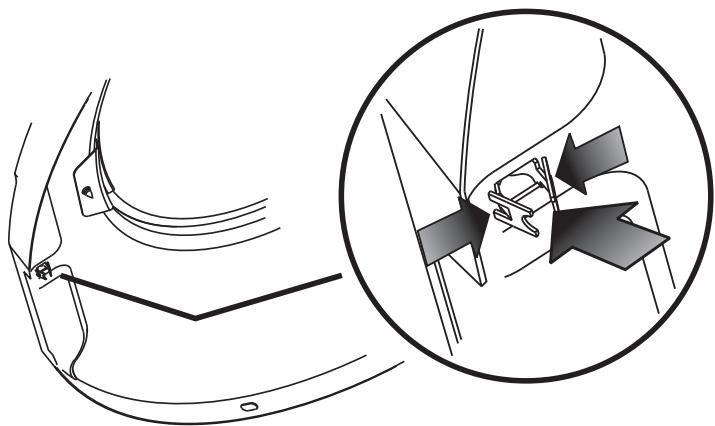FRIGIDAIRE FAQG7001L - Inversión de la bisagra - 2