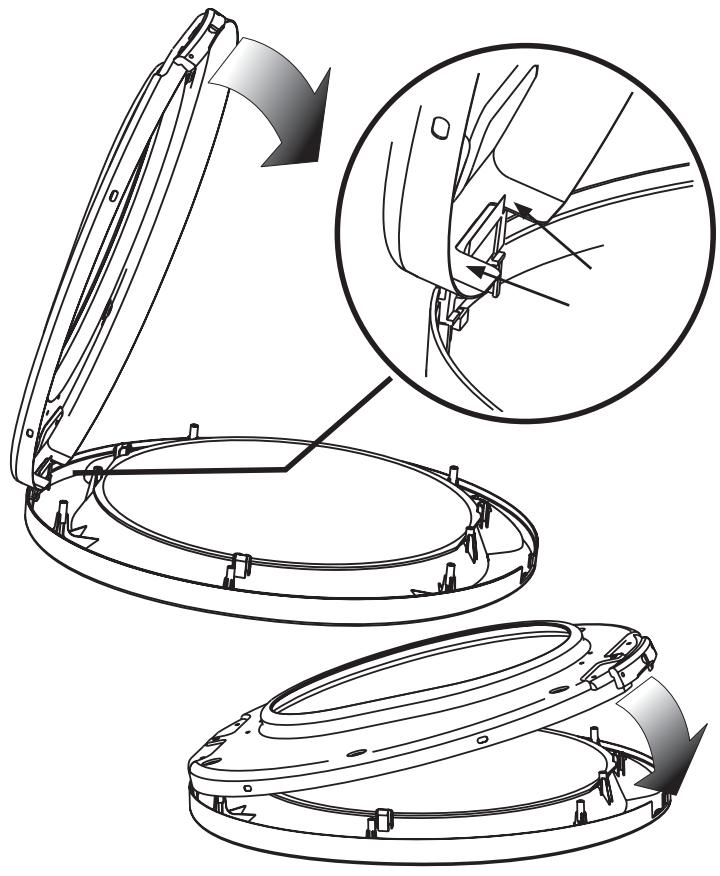 FRIGIDAIRE FAQG7001L - Remontage de la porte - 2