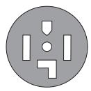 FRIGIDAIRE FAQG7001L - Electrical connection (non-Canada) - 4 wire cord - 1