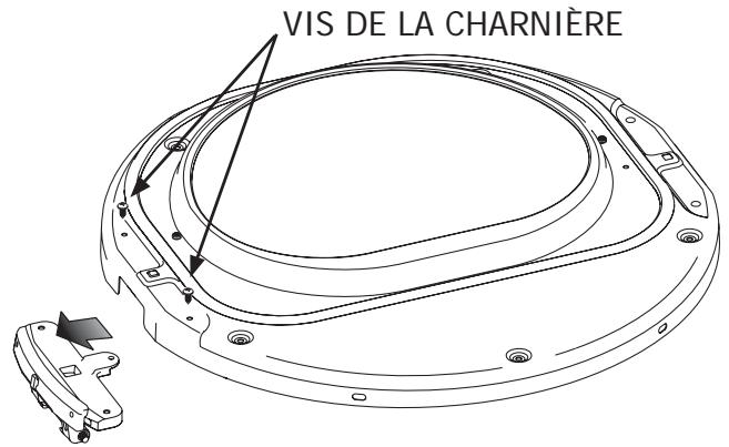 FRIGIDAIRE FAQG7001L - Inversion de la charnière - 3