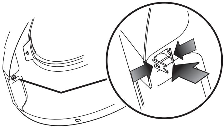 FRIGIDAIRE FAQG7001L - Inversion de la charnière - 2