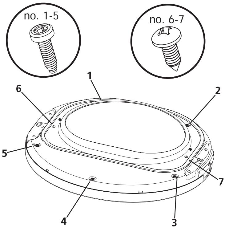 FRIGIDAIRE FAQG7001L - Reversing the hinge - 9