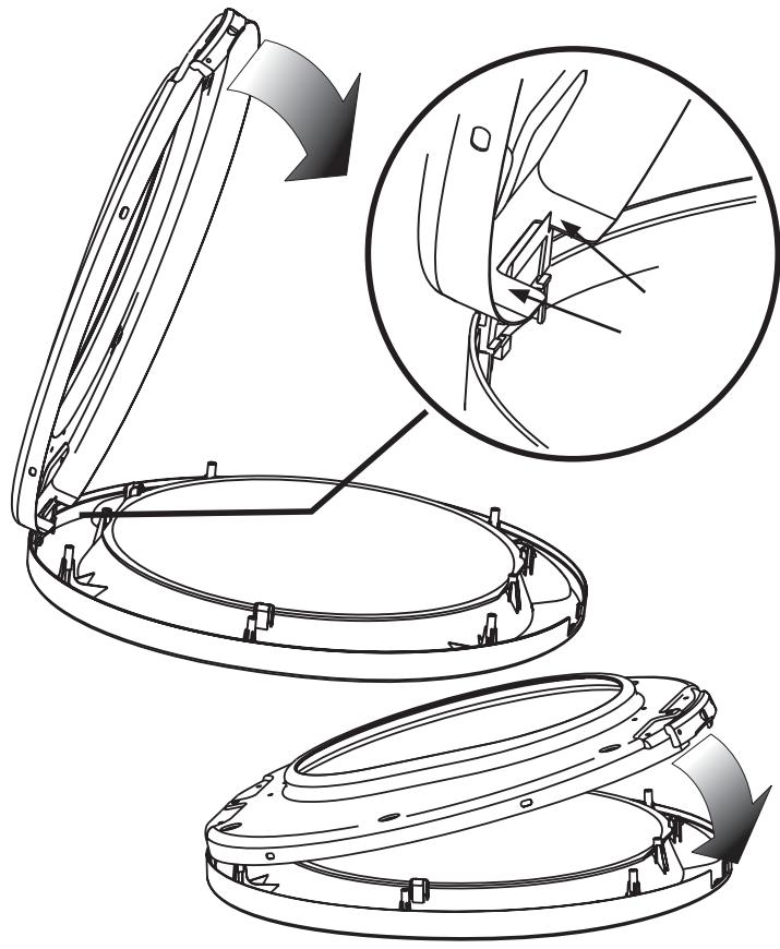 FRIGIDAIRE FAQG7001L - Reensamblaje de la puerta - 2