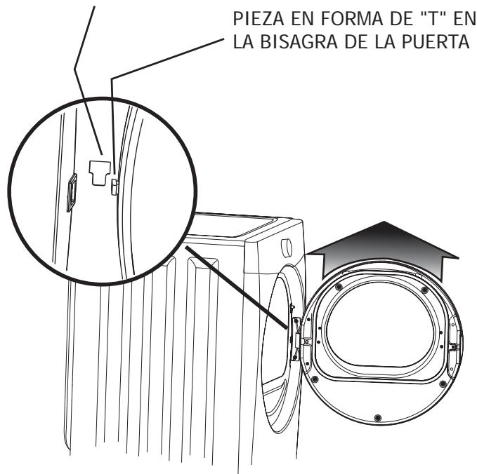 FRIGIDAIRE FAQG7001L - RANURA EN FORMA DE "T" EN EL PANEL DELANTERO - 1