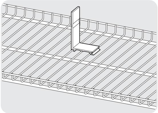 FRIGIDAIRE FFU14F5H - Support pour clayette métallique - 1