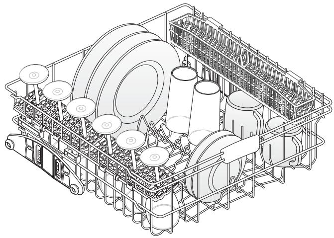 FRIGIDAIRE FGHD2433K - Upper Rack Option - 1