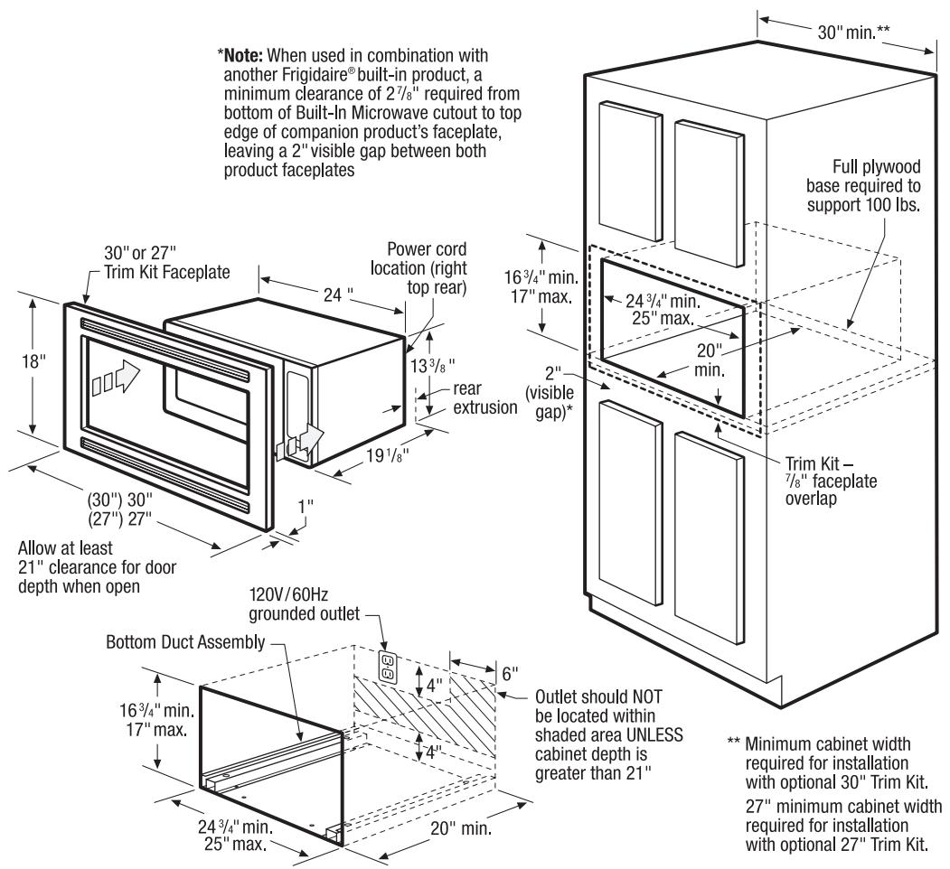 FRIGIDAIRE FGMO205KF - Available in: - 6