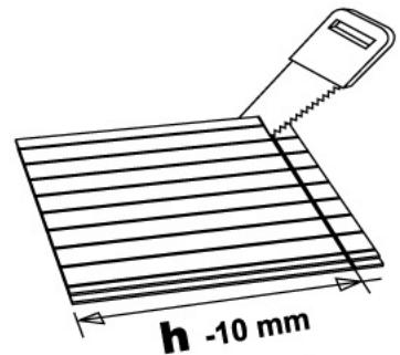 LAZER PANODUR - Découpe du module en hauteur - 3