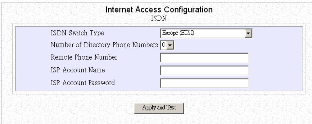 SMC 7301TA - Select the network interface for Internet access - 1