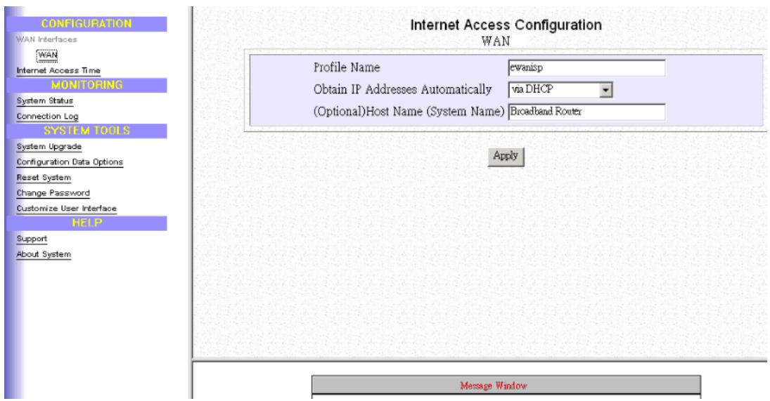 SMC 7301TA - Basic Internet Access Configuration via WAN - 2