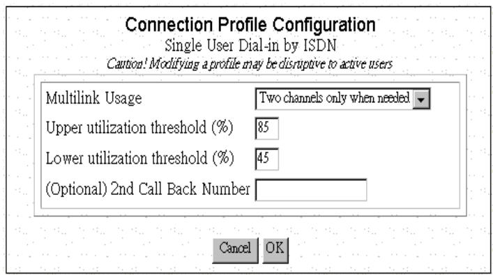 SMC 7301TA - Connection Profile Configuration - 1