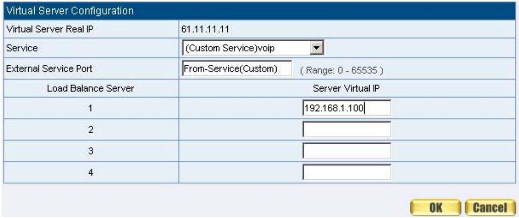 SMC BR21VPN - STEP 4 . Complete the setting of providing a single service by virtual server. (Figure10-10) - 3