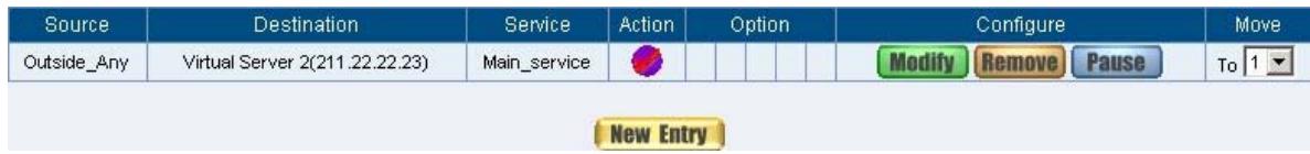 SMC BR21VPN - STEP 5. Add a new Incoming Policy, which includes the virtual server that set by STEP 3: (Figure10-23) - 1
