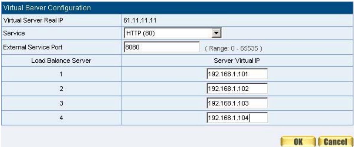 SMC BR21VPN - STEP 7. Complete the setting of providing several services by mapped IP. - 4