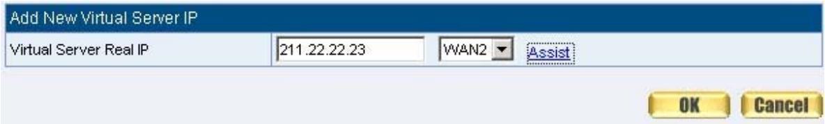 SMC BR21VPN - STEP 4 . Enter the following data in Server1 of Virtual Server: - 1