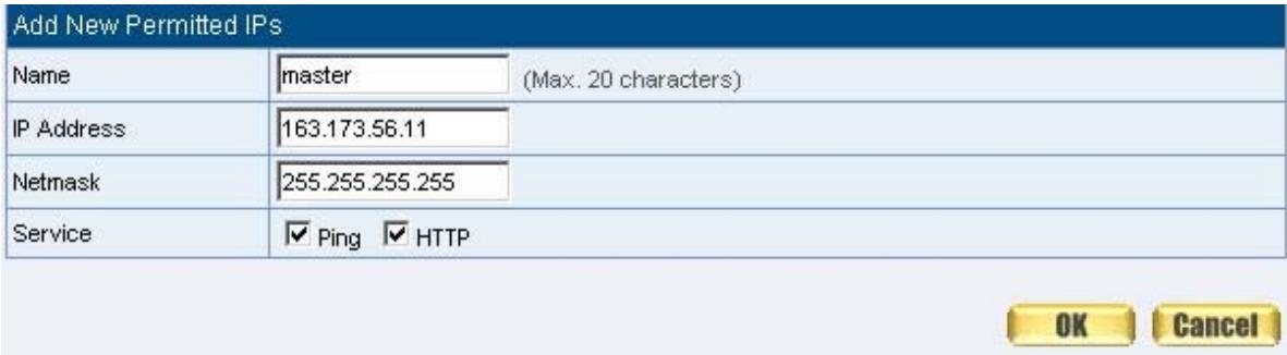 SMC BR21VPN - STEP 1. Add the following setting in Permitted IPs of Administration: (Figure1-3) - 1