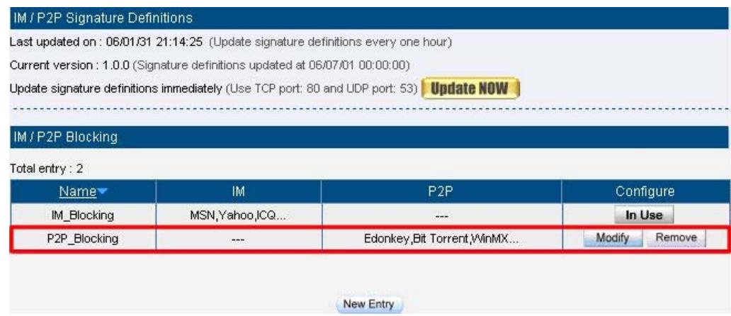 SMC BR21VPN - Limit internal user access internet resources by P2P software. - 2