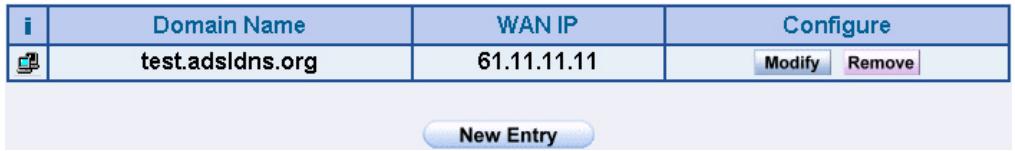 SMC BR21VPN - STEP 1. Select Dynamic DNS in System function (Figure2-15). Click New Entry button - 2