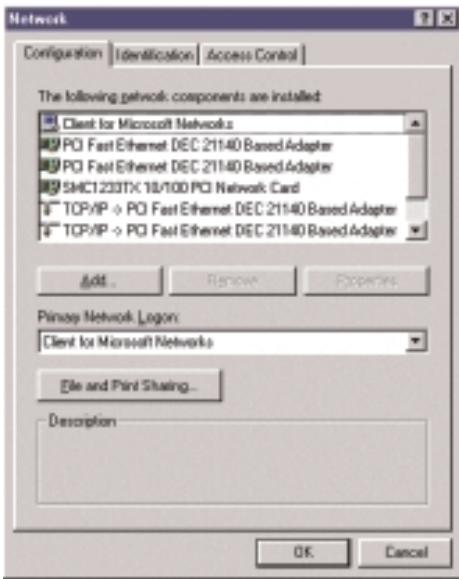 SMC 1233A-TX - Installation des drivers - 1
