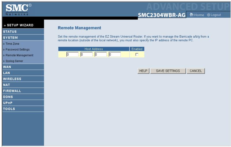 SMC 2304WBR-AG - [Remote Management] (Administration à distance) - 1
