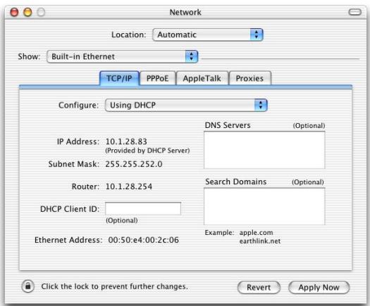 SMC 2304WBR-AG - Configuration d'un ordinateur macintosh - 1