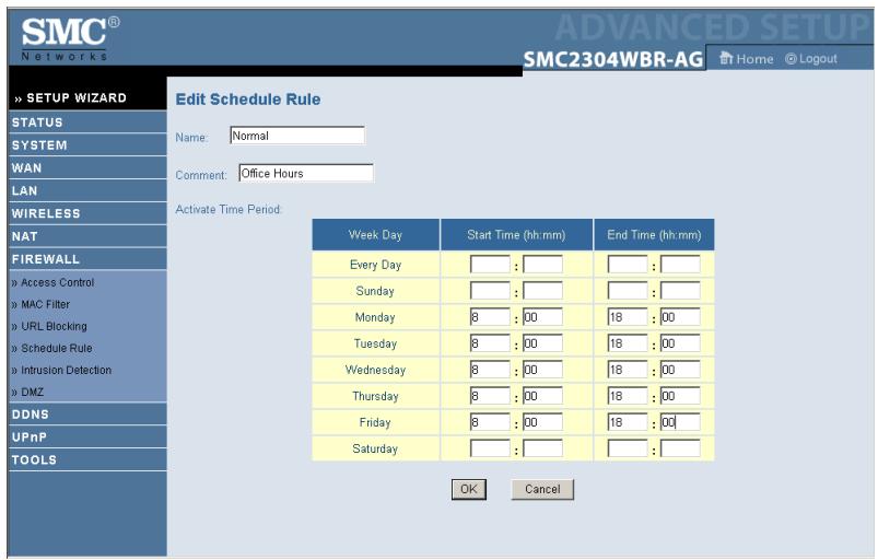 SMC 2304WBR-AG - [Filtre MAC] - 7