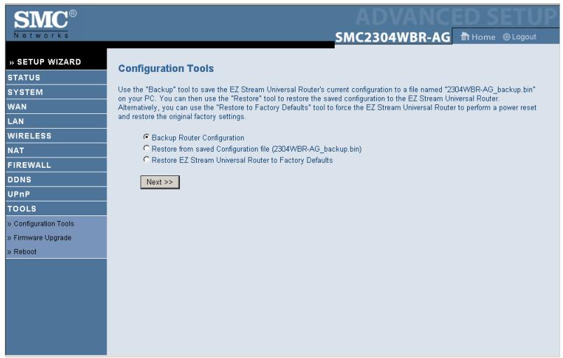 SMC 2304WBR-AG - Upnp - 2