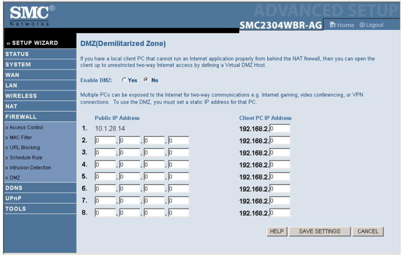 SMC 2304WBR-AG - [DMZ] - 1
