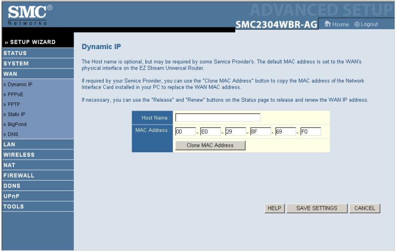SMC 2304WBR-AG - [IP dynamique] - 1
