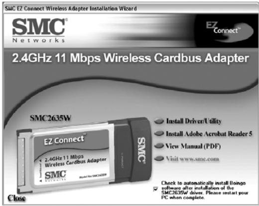 SMC 2635W - Using EZ Installation Wizard - 1