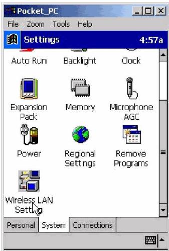 SMC 2642W - Using the Wireless LAN Utility Under Pocket PC - 1