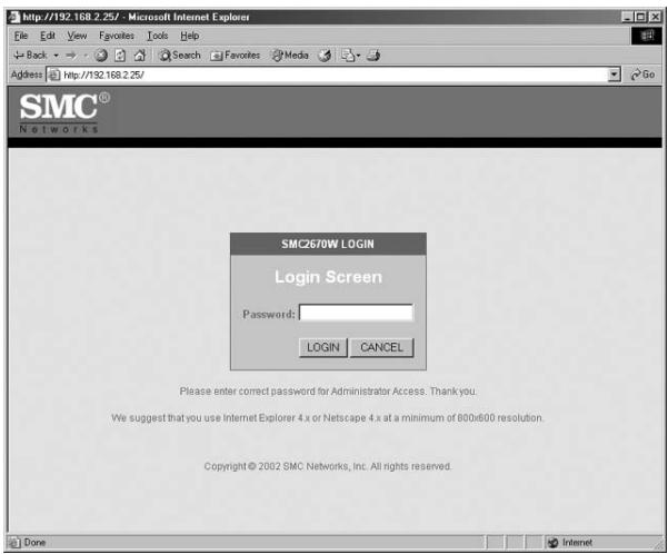 SMC 2670W - | Using the Web-based Utility - 1