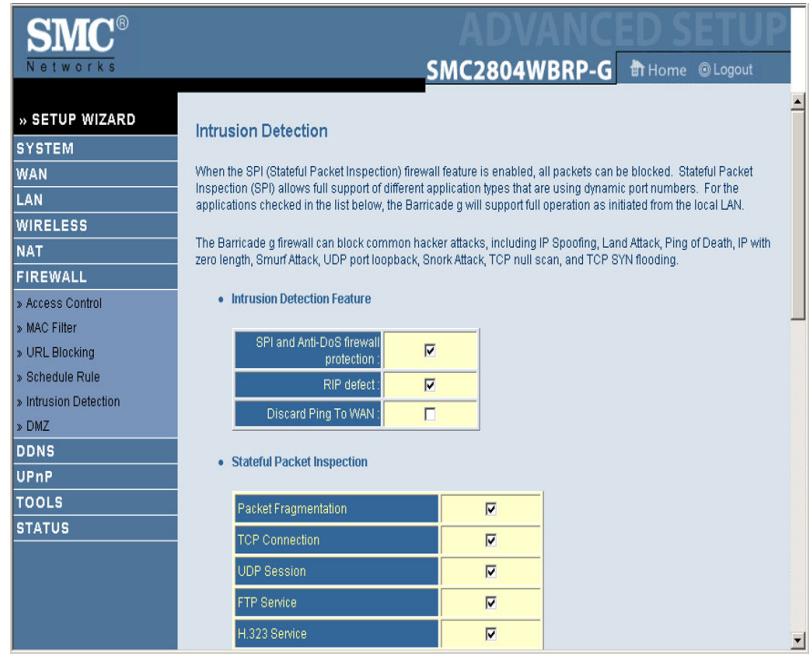 SMC 2804WBRP-G - Intrusion Detection - 1