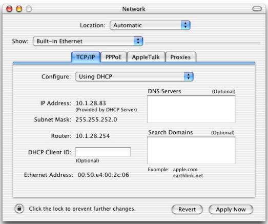 SMC 2804WBRP-G - Configuring a Macintosh Computer - 1