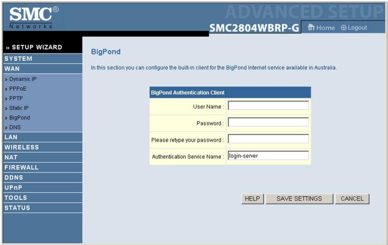 SMC 2804WBRP-G - BigPond - 1
